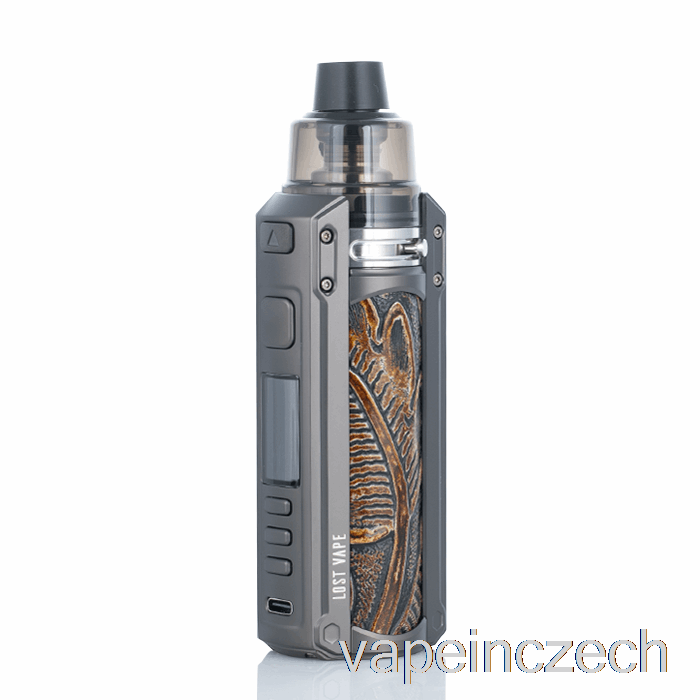 Lost Vape Ursa Quest 100w Pod Mod Kit Gunmetal / Ukiran Leather Vape Bez Nikotinu